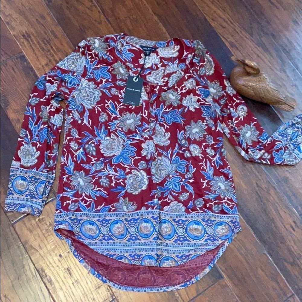 NWT Lucky Brand blouse size xs